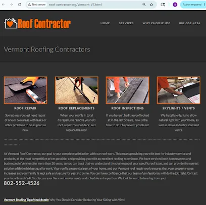 Vermont Roofing Contractors